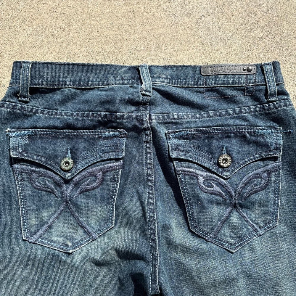 Premium Women's Dark Blue Jeans with Embroidered Pockets